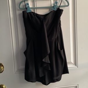 Strapless romper